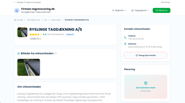 Firmaer.tagrenovering.dk screenshot